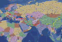 Small map of cycle route (18kb)